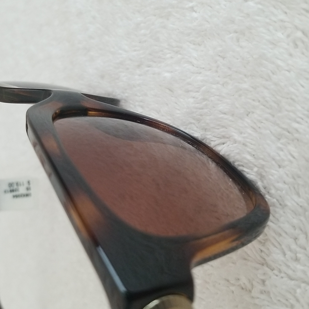 New Michael Kors Dark Tortoise Square Sunglasses - Picture 7 of 12